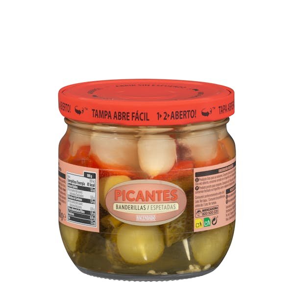 Aštrūs daržovių iešmeliai „Hacendado“ (Banderillas)