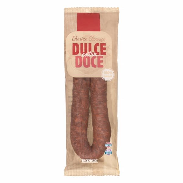 Švelni vytinta dešra „Chorizo Extra Hacendado“