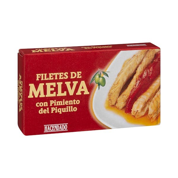 Melvos filė su „Piquillo“ paprikomis alyvuogių aliejuje „Hacendado“
