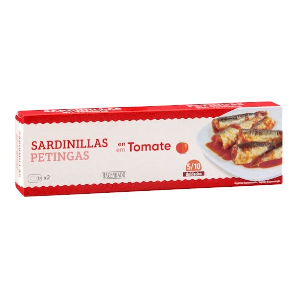 Mažos sardinės pomidorų padaže „Hacendado“
