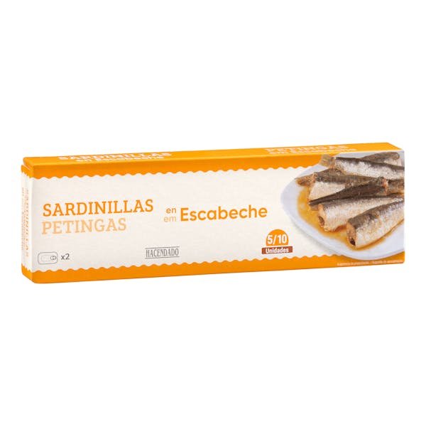 Mažos sardinės marinate „Escabeche“ „Hacendado“