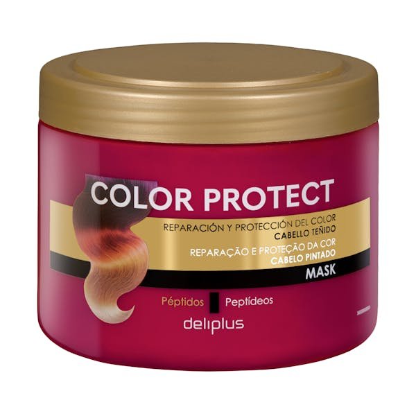 Plaukų kaukė „Deliplus Color Protect“ dažytiems plaukams su peptidais