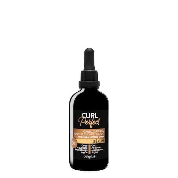 Plaukų aliejinis serumas „Deliplus Curl Perfect“ garbanotiems plaukams (tinka Curly Girl metodui)