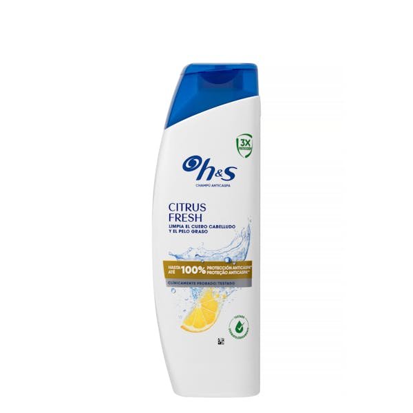 Šampūnas nuo pleiskanų „Head & Shoulders Citrus Fresh“ riebiems plaukams