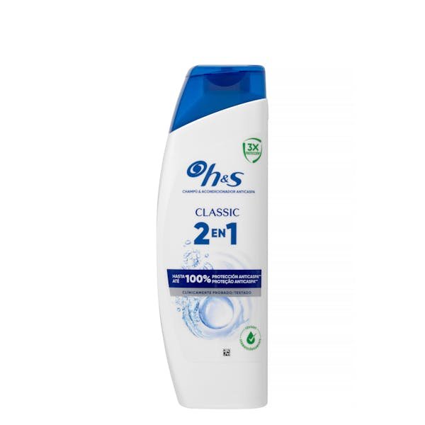 Šampūnas ir kondicionierius nuo pleiskanų „Head & Shoulders Classic 2 in 1“